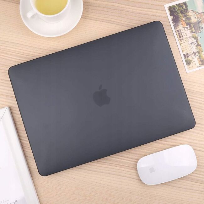Carcasa pentru MacBook Air 15 2023 / 2024 M2, M3 Hard Shell Frost, negru mat
