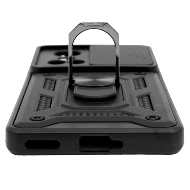 Husa pentru Oppo Reno 10, Reno 10 Pro cu inel Ring Armor Kickstand Tough, protectie camera, verde