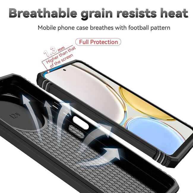 Husa pentru Xiaomi 13 Ultra cu inel Ring Armor Kickstand Tough, protectie camera, verde