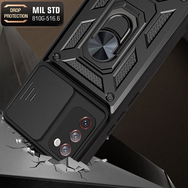 Husa pentru Samsung Galaxy S20 FE cu inel Ring Armor Kickstand Tough, protectie camera, rose gold