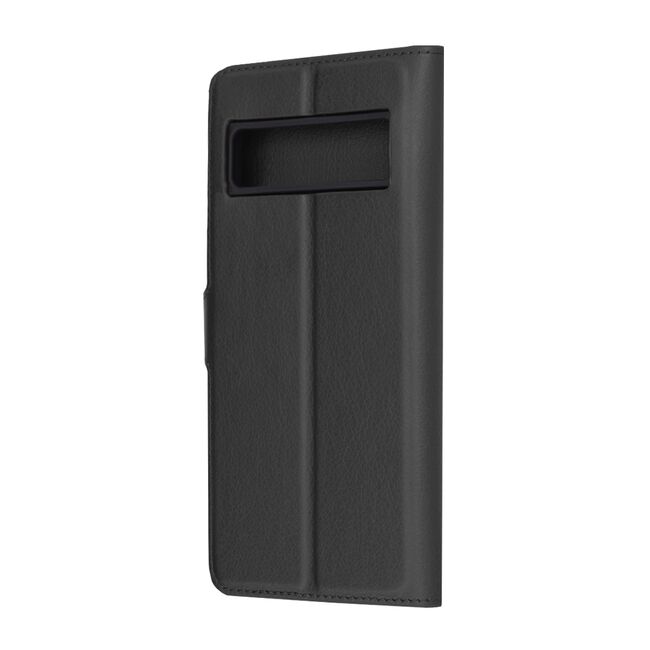 Husa Google Pixel 8 Pro Techsuit Leather Book tip carte, negru