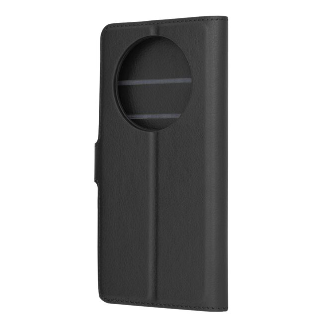 Husa pentru  Honor Magic 6 Lite tip carte cu inchidere magnetica, compartimente pentru carduri si functie stand, negru
