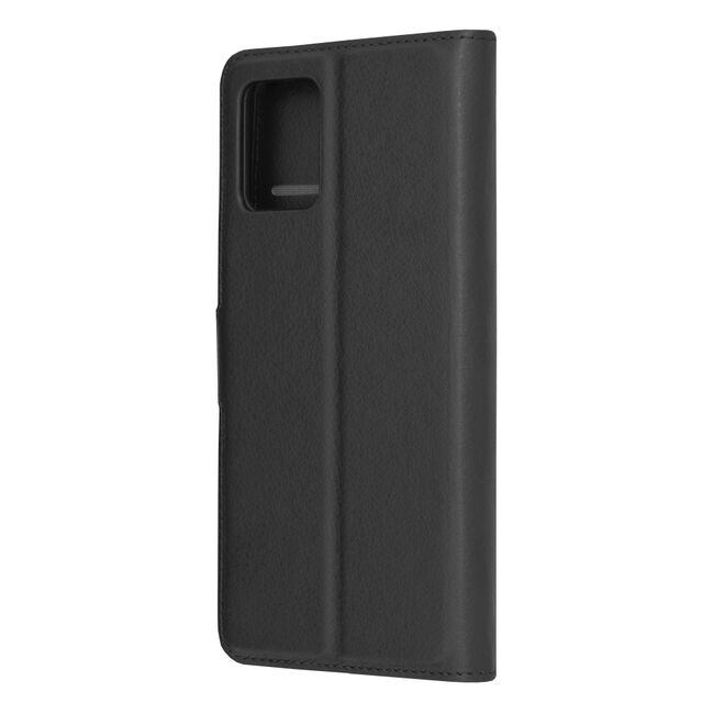 Husa Motorola Moto E13 Techsuit Leather Book tip carte, negru