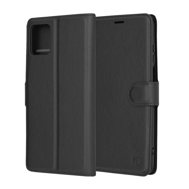 Husa Motorola Moto G32 Techsuit Leather Book tip carte, negru