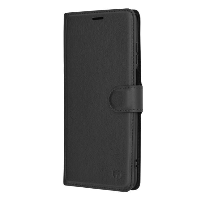 Husa Motorola Moto G32 Techsuit Leather Book tip carte, negru