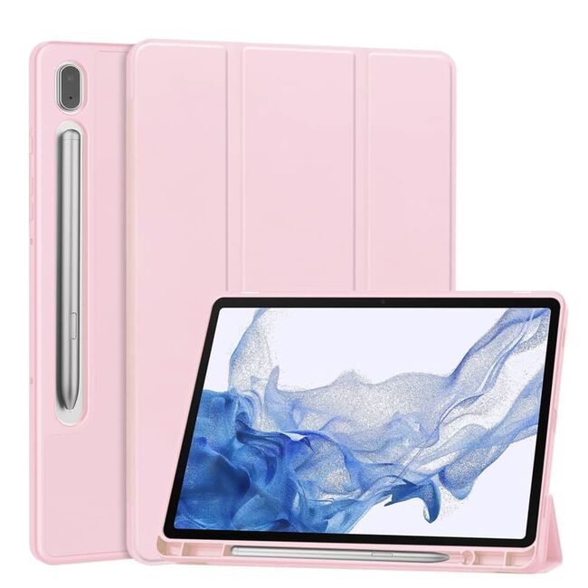 Husa Xiaomi Redmi Pad Pro Techsuit Flex Trifold Pen, roz