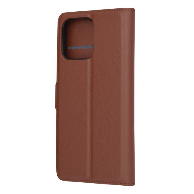 Husa Honor 70 Lite, X6, X8 5G Techsuit Leather Book tip carte, maro