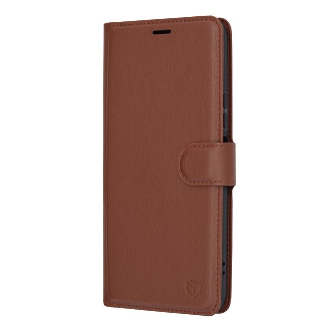 Husa Honor 70 Lite, X6, X8 5G Techsuit Leather Book tip carte, maro