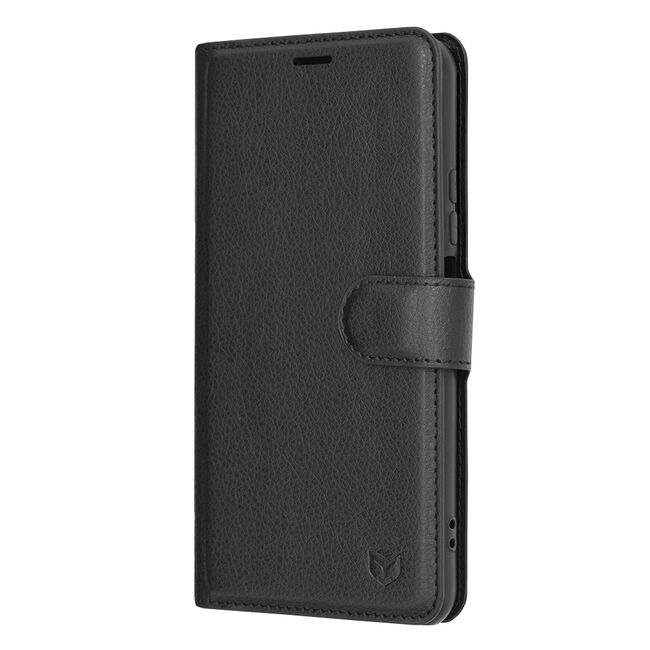 Husa Huawei Nova 5T Techsuit Leather Folio, negru
