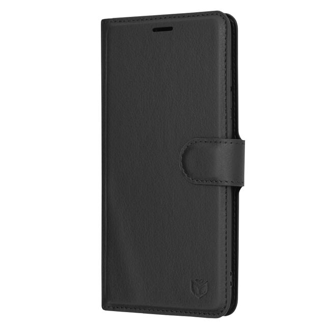 Husa Huawei P30 Techsuit Leather Folio, negru