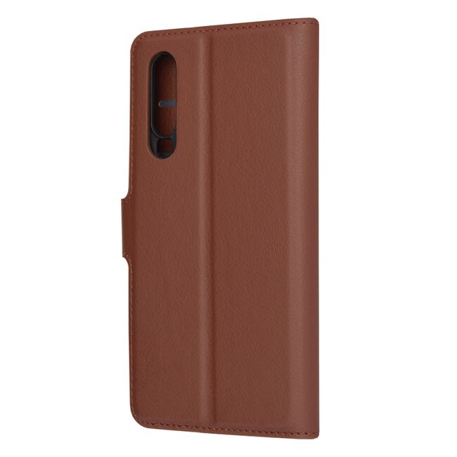 Husa Huawei P30 Techsuit Leather Folio, maro