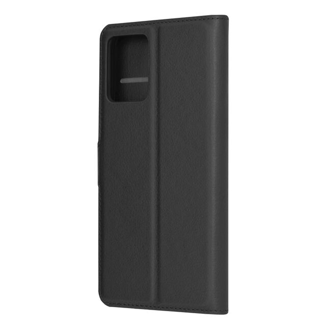 Husa Motorola Moto G13 / G23 Techsuit Leather Book tip carte, negru