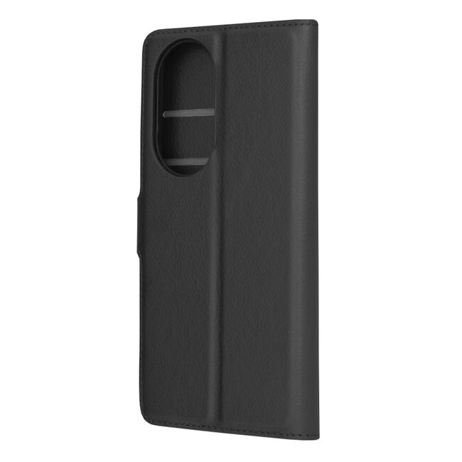Husa pentru  Oppo Reno 10, Reno 10 Pro tip carte cu inchidere magnetica, compartimente pentru carduri si functie stand, negru