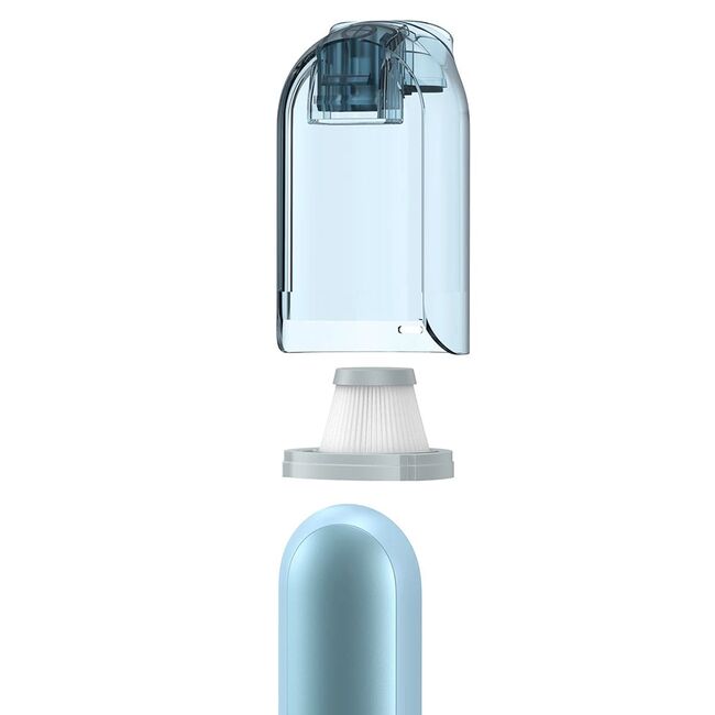 Aspirator auto wireless, filtru HEPA Baseus A1, bleu, VCAQ010003