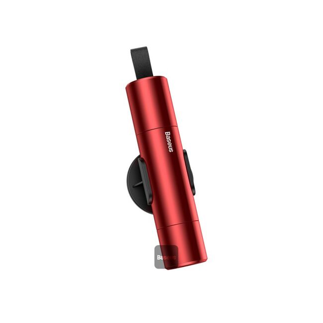 Ciocan urgenta parbriz auto Baseus, 2in1, rosu, CRSFH-09