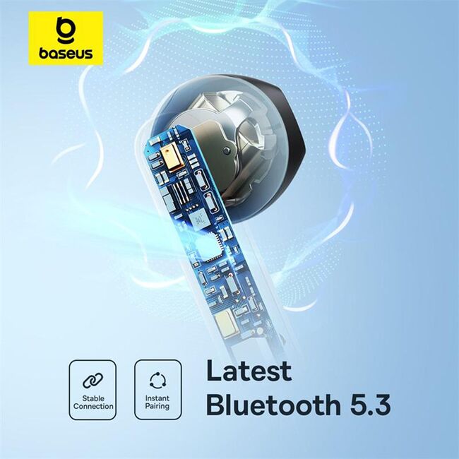 Casti wireless, half-in-ear Baseus Bowie E16 Touch Control - Roz