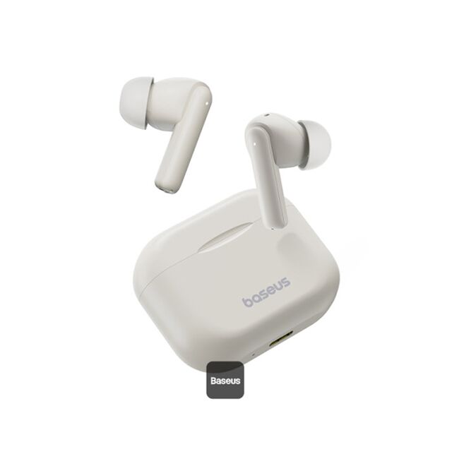 Casti cu bass profund in-ear Bluetooth Baseus Bowie E17, alb