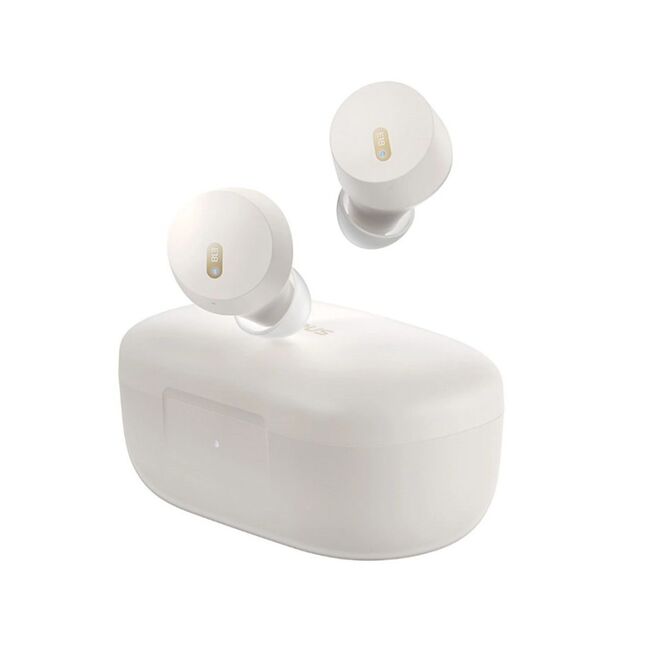 Casti in-ear wireless Bluetooth, ENC Baseus Bowie E18, alb