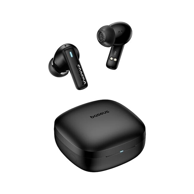 Casti wireless waterproof, TWS, in-ear Baseus Bowie E19, negru