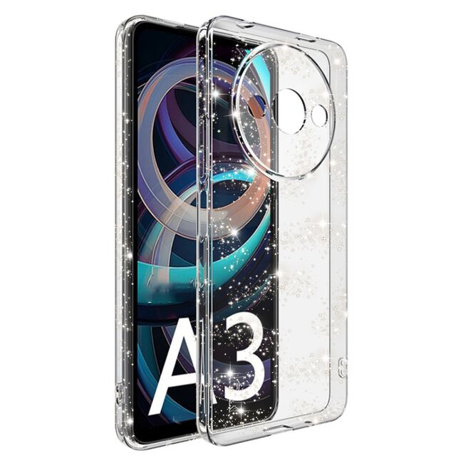 Husa pentru Xiaomi Redmi A3 Techsuit - sparkleskin series - clear
