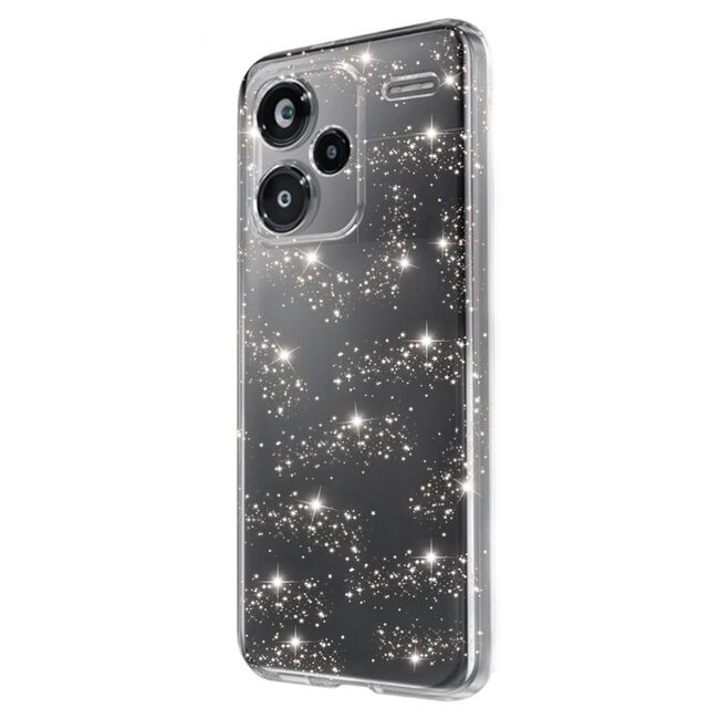 Husa sclipici Xiaomi Redmi Note 13 Pro+ 5G Techsuit SparkleSkin, transparenta