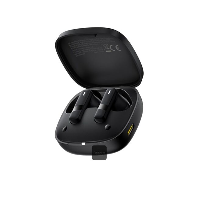 Casti Bluetooth TWS Noise Cancelling Baseus Bowie E20, negru