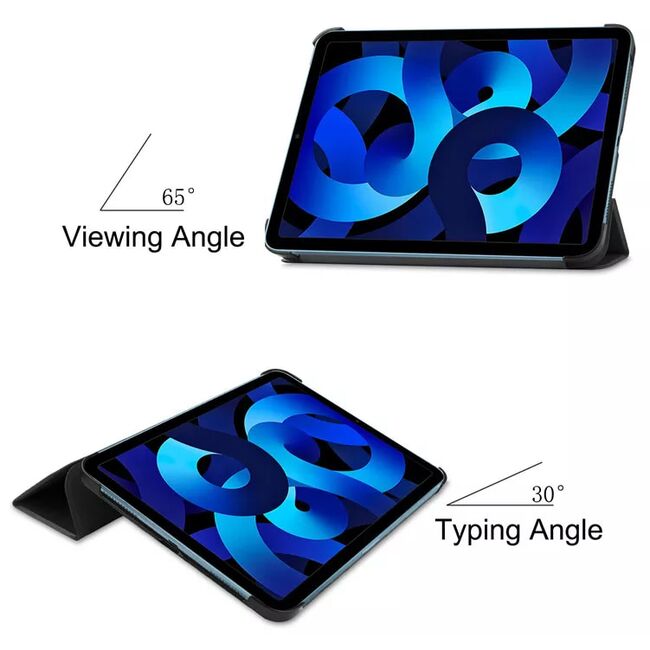 Husa iPad 11 2025, iPad 10 2022 ProCase tip stand cu functie wake-up/sleep, negru