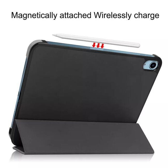 Husa iPad 11 2025, iPad 10 2022 ProCase tip stand cu functie wake-up/sleep, negru