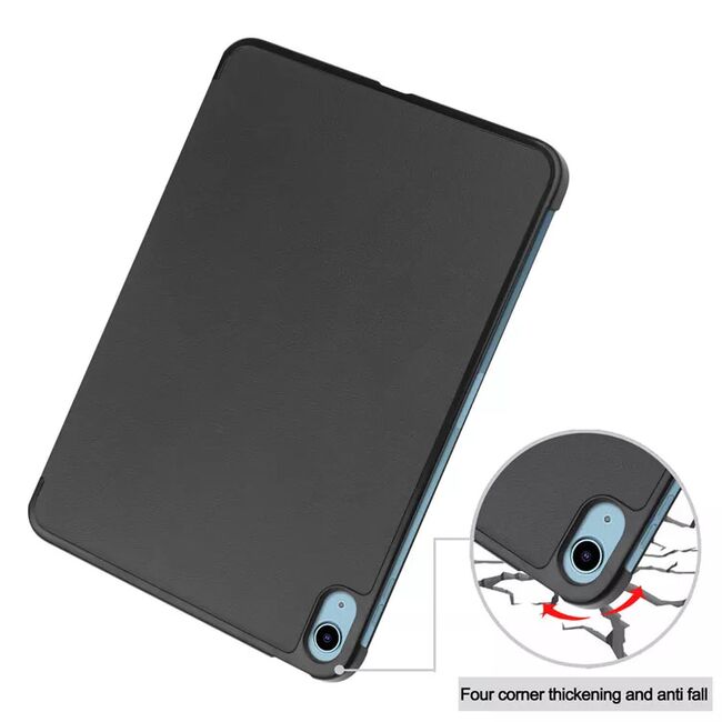 Husa iPad 11 2025, iPad 10 2022 ProCase tip stand cu functie wake-up/sleep, negru