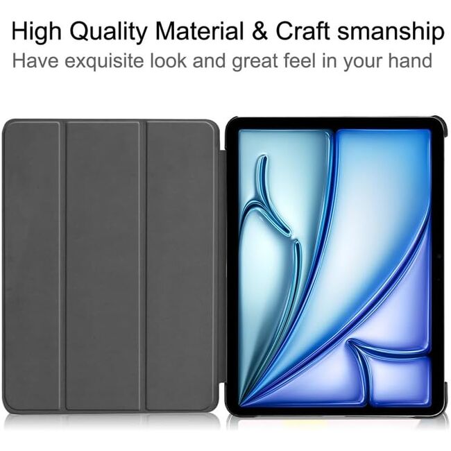 Husa pentru Apple iPad Pro 11 (2024) M4 cu functie wake-up/sleep, tip stand, starry night