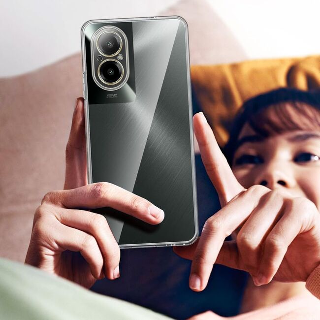 Husa pentru Realme C67 4G Slim Anti-Shock 1.5mm, Transparent