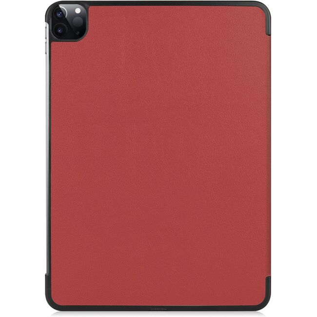 Husa pentru Apple iPad Pro 11 (2024) M4 cu functie wake-up/sleep, tip stand, burgundy