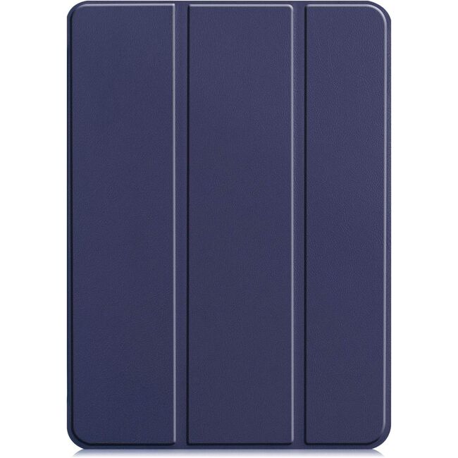 Husa pentru Apple iPad Pro 13 (2024) M4 cu functie wake-up/sleep, tip stand, navy blue