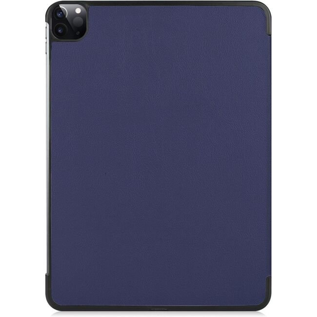 Husa pentru Apple iPad Pro 13 (2024) M4 cu functie wake-up/sleep, tip stand, navy blue