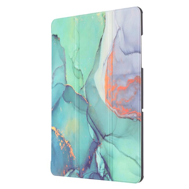 Husa pentru Apple iPad Air 13 2025 / 2024 M3, M2 cu functie wake-up/sleep, tip stand, green time