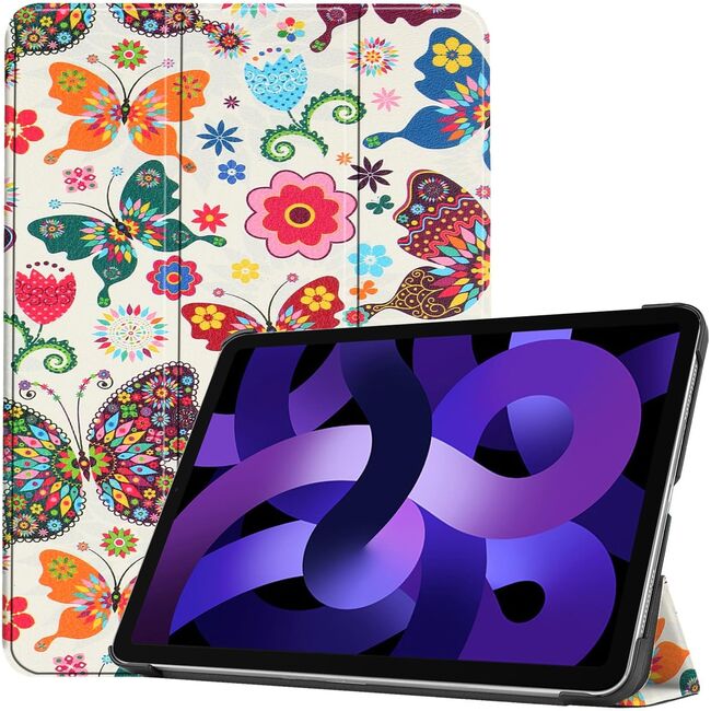 Husa pentru Apple iPad Pro 13 (2024) M4 cu functie wake-up/sleep, tip stand, butterfly