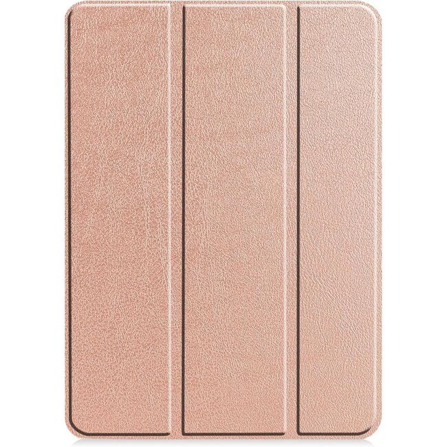 Husa pentru Apple iPad Pro 11 (2024) M4 cu functie wake-up/sleep, tip stand, rose gold