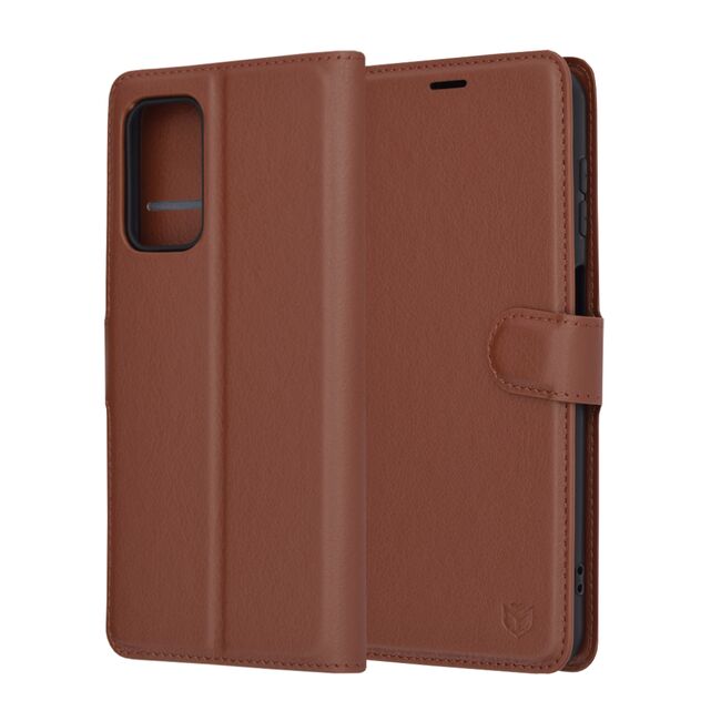 Husa Samsung Galaxy A52, A52s 4G Techsuit Leather Folio, maro