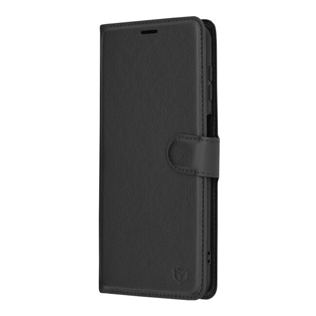 Husa Samsung Galaxy A52, A52s Techsuit Leather Folio, negru