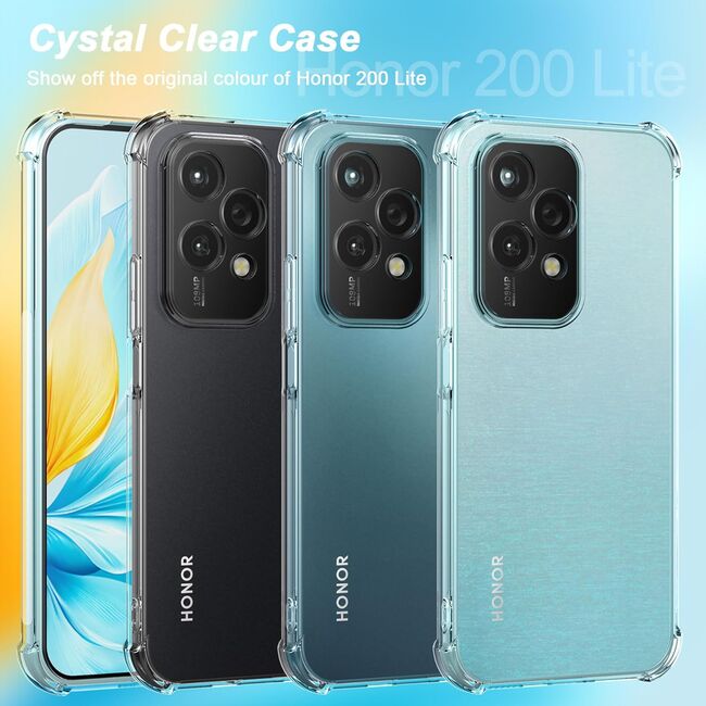 Husa pentru Honor 200 Lite Slim Anti-Shock 1.5mm reinforced corners, Transparent