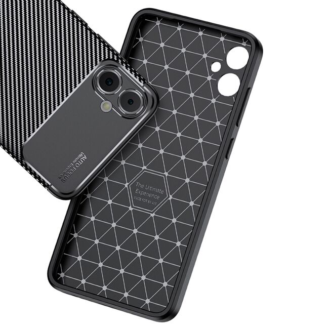 Husa Samsung Galaxy A05 Techsuit CarbonFiber, negru