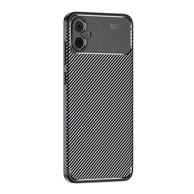 Husa Samsung Galaxy A05 Techsuit CarbonFiber, negru