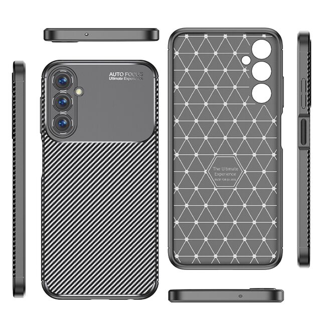 Husa Samsung Galaxy A05s Techsuit CarbonFiber, negru