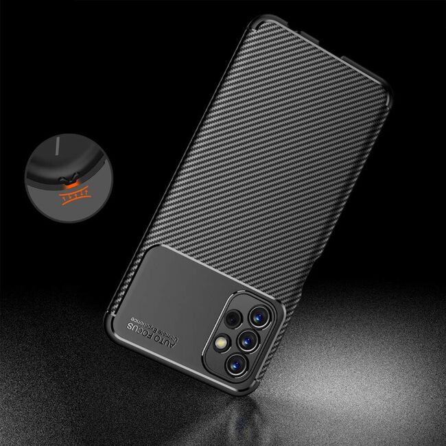 Husa Samsung Galaxy A13 4G Techsuit CarbonFiber, negru