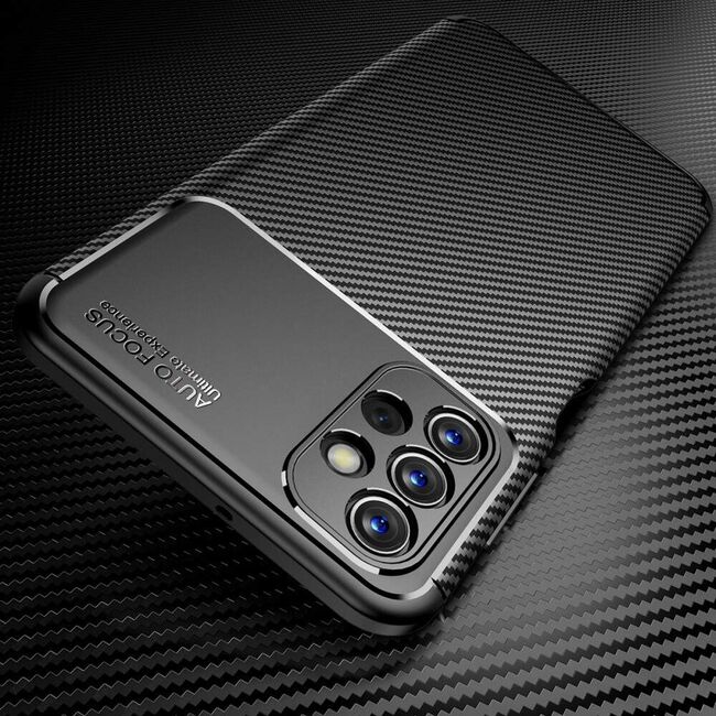 Husa Samsung Galaxy A13 4G Techsuit CarbonFiber, negru