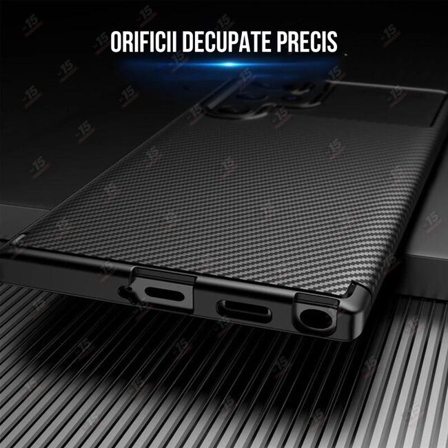 Husa Samsung Galaxy A04s / A13 5G Techsuit CarbonFiber, negru