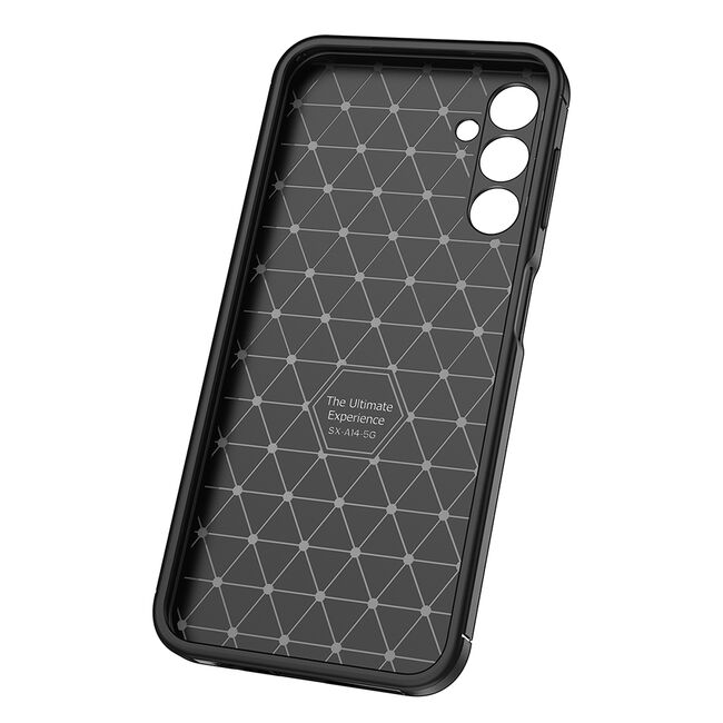 Husa Samsung Galaxy A14 Techsuit CarbonFiber, negru