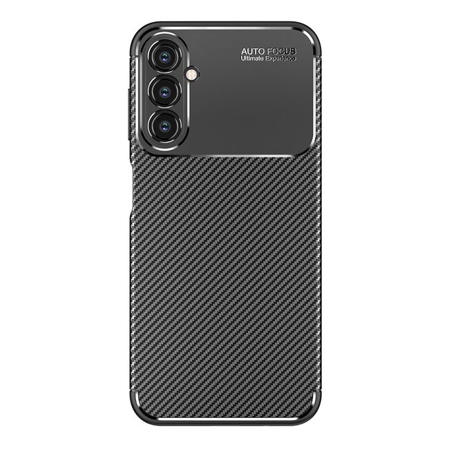 Husa Samsung Galaxy A14 Techsuit CarbonFiber, negru