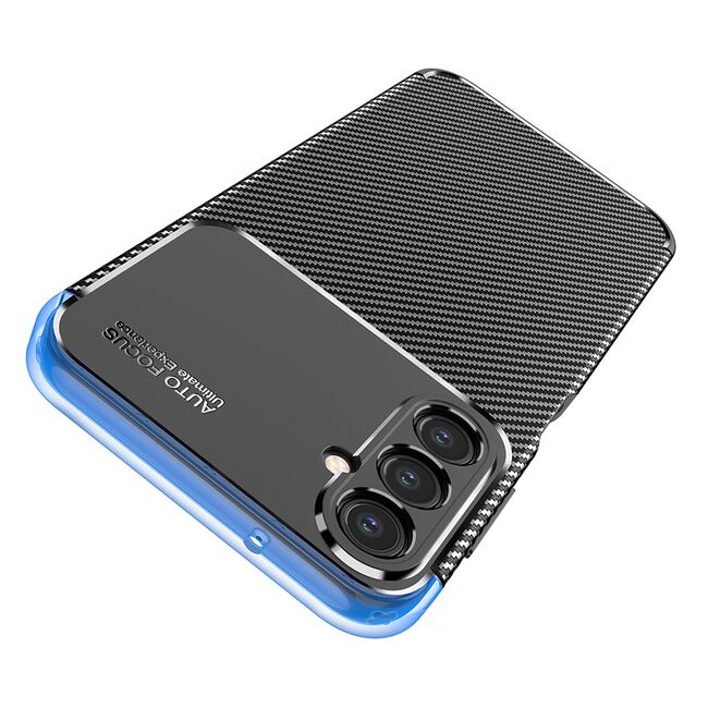 Husa Samsung Galaxy A14 Techsuit CarbonFiber, negru