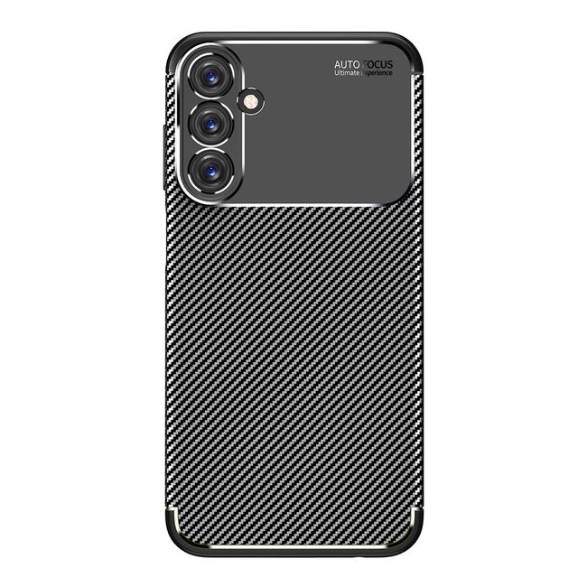 Husa Samsung Galaxy A25 5G Techsuit CarbonFiber, negru